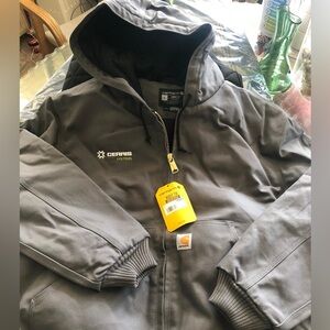 Carhartt Charcoal Hooded Jacket